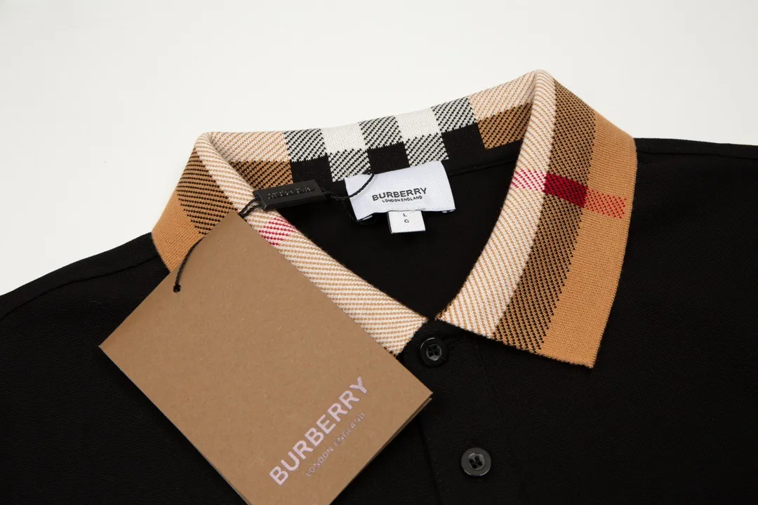 Burberry/ New Arrival Polo ！ ， polo ，Classic ， Versatile ， ， ！， ， Breathable， ， ， ， ， Premium ！M-3XL :Black
